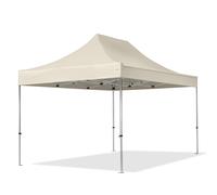 TOOLPORT 3x4,5 m Tonnelle pliante Alu, PES 800, crème - (600196)