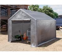 TOOLPORT 3x4 m Tente de stockage, Bâche PE, gris - (4770)