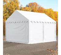 TOOLPORT 3x4 m tente de stockage, PVC 700, H. 2 m, blanc - (6153)