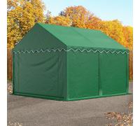 TOOLPORT 3x4 m tente de stockage, PVC 750, H. 2 m, vert foncé - (7245)