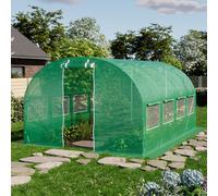 TOOLPORT 3x4m Serre tunnel, Bâche PE, vert - (8934)