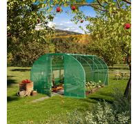 TOOLPORT 3x4m Serre tunnel, Bâche PE, vert - (8989)