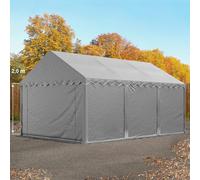 TOOLPORT 3x6 m Tente de stockage, Bâche PVC, gris - (2332)