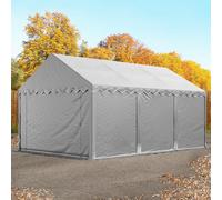 TOOLPORT 3x6 m tente de stockage, PVC 750, H. 2 m, gris - (5366)
