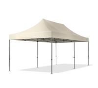 TOOLPORT 3x6 m Tonnelle pliante Acier, PES 750, crème - (600070)