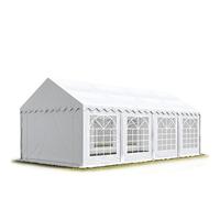 TOOLPORT 3x8 m Tente de réception/Barnum Blanc Toile de Haute qualité PVC 700 N