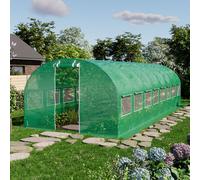 TOOLPORT 3x8m Serre tunnel, Bâche PE, vert - (8936)