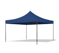 TOOLPORT 4x4 m Tonnelle pliante Acier, PES 750, bleu foncé - (600090)