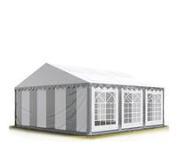 TOOLPORT PRO 4x6 m tente de réception, PVC 700, H. 2 m, gris-blanc - (6096)
