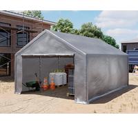 TOOLPORT 4x6 m Tente de stockage, Bâche PE, gris - (4772)