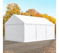 TOOLPORT 4x6 m tente de stockage, PVC 750, H. 2 m, blanc - (7211)