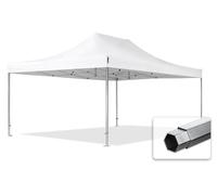 TOOLPORT 4x6 m Tonnelle pliante Alu, PVC 850, blanc