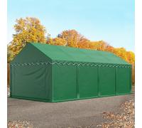 TOOLPORT 4x8 m tente de stockage, PVC 750, H. 2 m, vert foncé - (7203)
