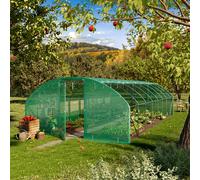 TOOLPORT 4x8m Serre tunnel, Bâche PE, vert - (8993)