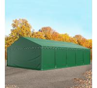 TOOLPORT 5x10 m tente de stockage, PVC 700, H. 2 m, vert foncé - (6172)