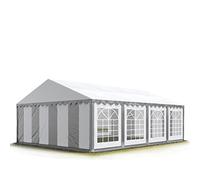 TOOLPORT 5x8 m Tente de réception/Barnum Gris-Blanc Toile de Haute qualité PVC 700 N