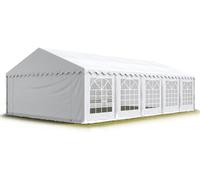 TOOLPORT PRO 6x10 m tente de réception, PVC 700, H. 2 m, blanc - (6047)