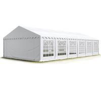 TOOLPORT PRO 6x12 m tente de réception, PVC 700, H. 2 m, blanc - (6178)