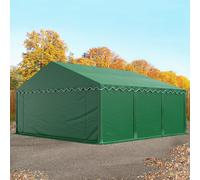 TOOLPORT 6x6 m tente de stockage, PVC 750, H. 2 m, vert foncé - (7205)