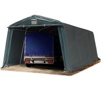 TOOLPORT Abri/Tente Garage Premium 3,3x6,2 m pour Voiture et Bateau - Toile PE 600 N imperméable vert