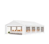 TOOLPORT Barnum 5x8 m PVC 600 N Bâche Tente de rêception Blanc