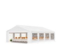 TOOLPORT Barnum 5x8 m PVC 600 N Bâche Tente de rêception Blanc