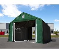 TOOLPORT Everest 6x12 m hangar, PRIMEtex 2300, vert foncé, avec statique (type de sol : béton) - (48847)