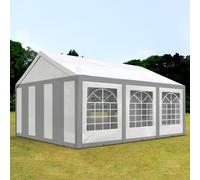 TOOLPORT FLEX 4x6 m tente de réception, PE 450, H. 2 m, gris-blanc - (91121)