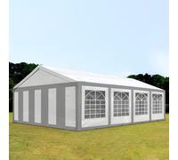 TOOLPORT FLEX 5x8 m tente de réception, PE 450, H. 2 m, gris-blanc - (91123)