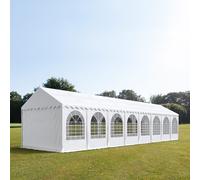 TOOLPORT PRO 3x16 m XXL tente de réception, PVC 1400, H. 2,6 m, blanc - (37685)