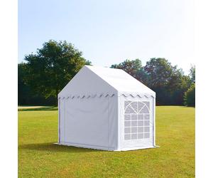 TOOLPORT PRO 3x2 m tente de réception, PVC 700, H. 2 m, blanc - (8641)