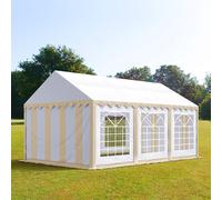 TOOLPORT PRO 3x6 m tente de réception, PVC 700, H. 2 m, beige-blanc - (6148)