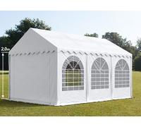 TOOLPORT PRO 3x6 m tente de réception, PVC 800, H. 2 m, blanc - (2643)