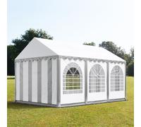 TOOLPORT PRO 3x6 m tente de réception, PVC 800, H. 2 m, gris-blanc - (5368)