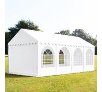 TOOLPORT PRO 4x8 m tente de réception, PVC 800, H. 2 m, blanc - (7852)