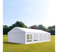 TOOLPORT PRO 5x10 m tente de réception, PVC 700, H. 2 m, blanc - (6160)