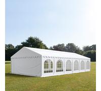 TOOLPORT PRO 5x12 m tente de réception, PVC 750, H. 2 m, blanc - (7161)
