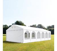 TOOLPORT PRO 5x12 m tente de réception, PVC 800, H. 2 m, blanc - (2659)