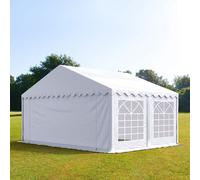 TOOLPORT PRO 5x4 m tente de réception, PVC 700, H. 2 m, blanc - (6164)