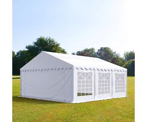 TOOLPORT PRO 5x6 m tente de réception, PVC 700, H. 2 m, blanc - (6073)