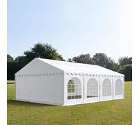 TOOLPORT PRO 5x8 m tente de réception, PVC 750, H. 2 m, blanc - (7325)