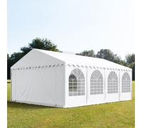 TOOLPORT PRO 5x8 m tente de réception, PVC 800, H. 2 m, blanc - (7842)
