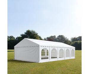 TOOLPORT PRO 6x10 m tente de réception, PVC 750, H. 2 m, blanc - (7251)