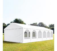 TOOLPORT PRO 6x12 m tente de réception, PVC 800, H. 2 m, blanc - (7859)