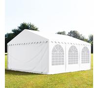 TOOLPORT PRO 6x6 m tente de réception, PVC 800, H. 2 m, blanc - (7844)