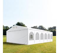 TOOLPORT PRO 8x12 m XXL tente de réception, PVC 800, H. 2,6 m, blanc - (5204)