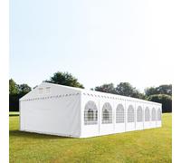 TOOLPORT PRO 8x16 m XXL tente de réception, PVC 1400, H. 2,6 m, blanc - (5274)