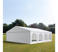 TOOLPORT PRO 8x8 m tente de réception, PVC 750, H. 2 m, blanc - (7290)