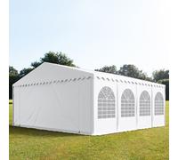 TOOLPORT PRO 8x8 m XXL tente de réception, PVC 1400, H. 2,6 m, blanc - (5202)
