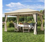 TOOLPORT Sunset 3x4 m, Tonnelle de jardin, Sunset Classic, champagne - (300181)
